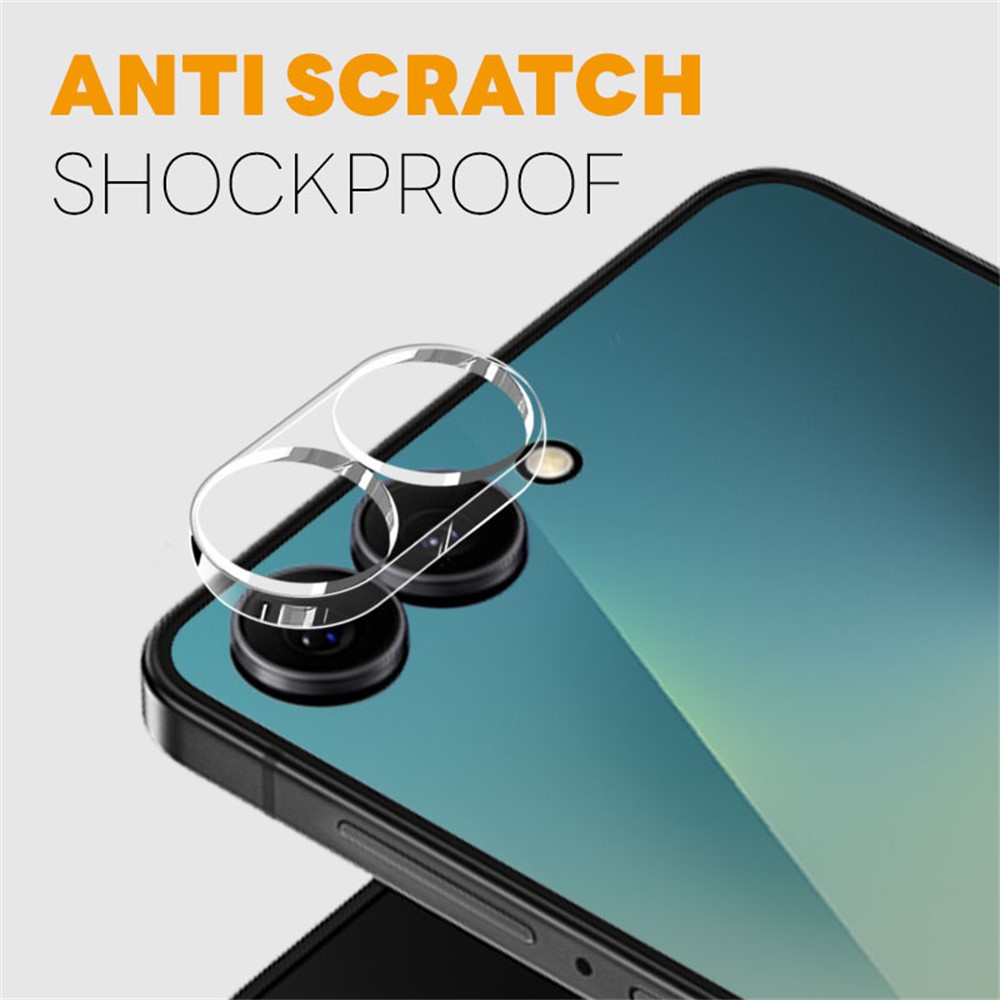 NORTHJO NORTHJO Samsung Galaxy Z Flip 8 2-PACK Linsskydd Härdat Glas
