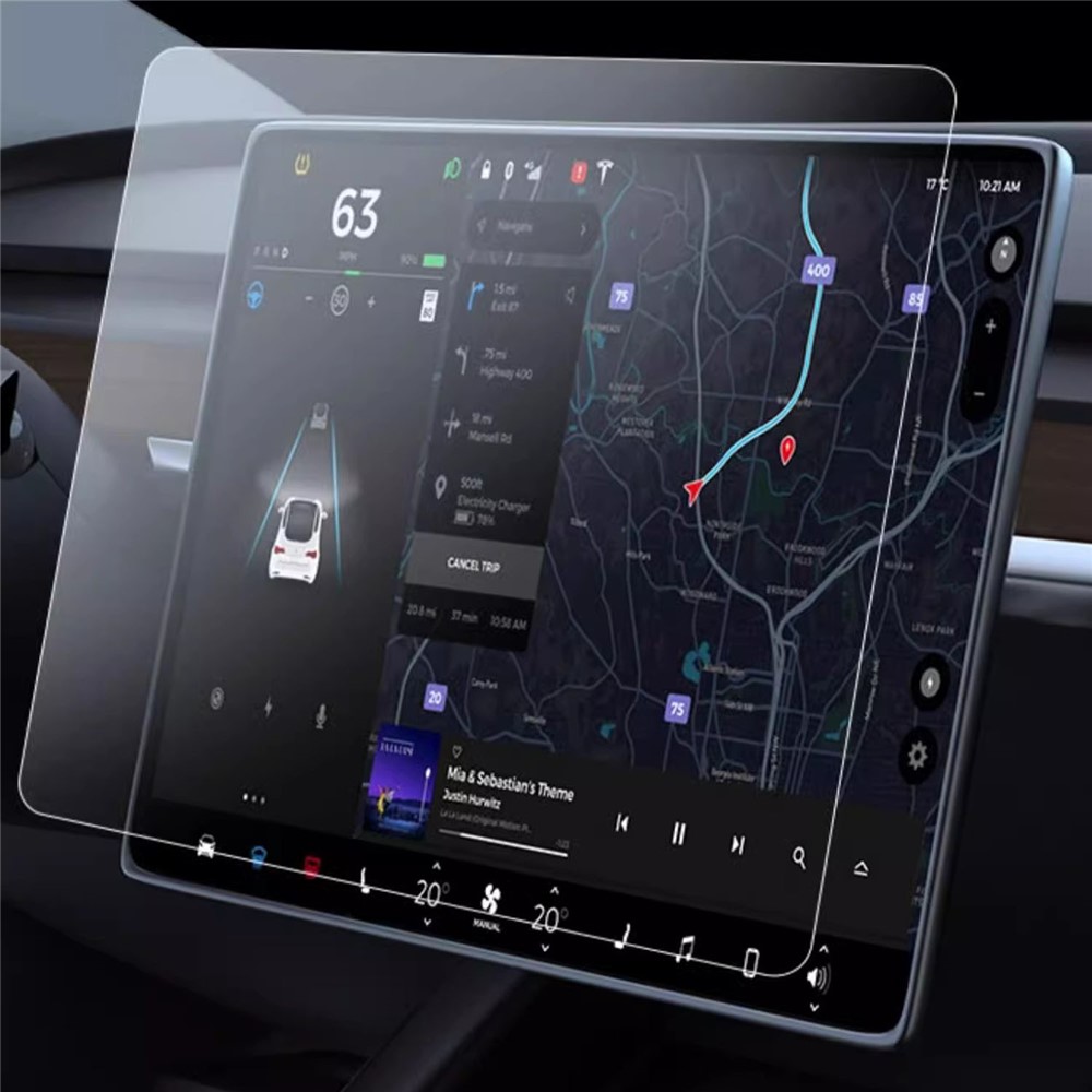  Tesla Model Y 2025 / Model 3 2025-2023 Skärmskydd Härdat Glas