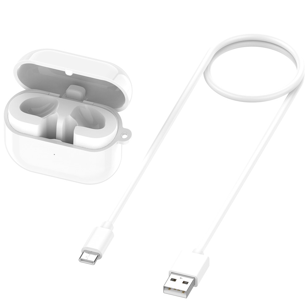  Samsung Galaxy Buds 3 Trådlöst Laddningsfodral Vit