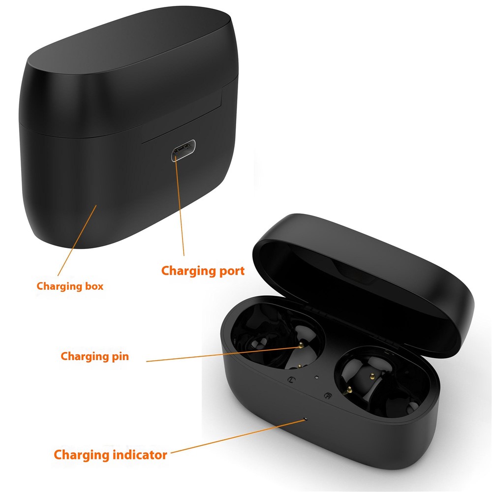  Jabra Elite 4 Active Laddningsfodral Svart