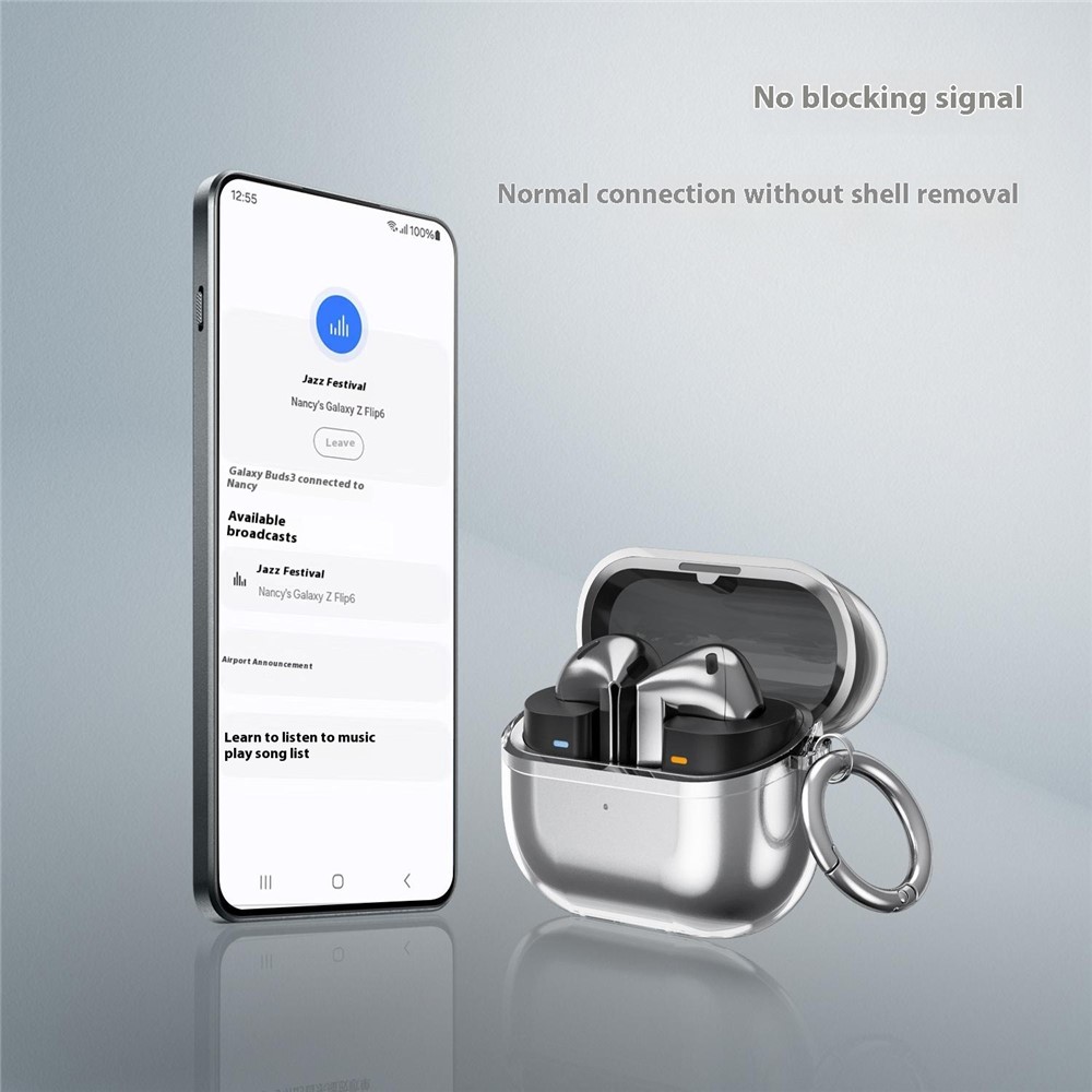  Samsung Galaxy Buds 3/3 Pro Skal TPU Glitter