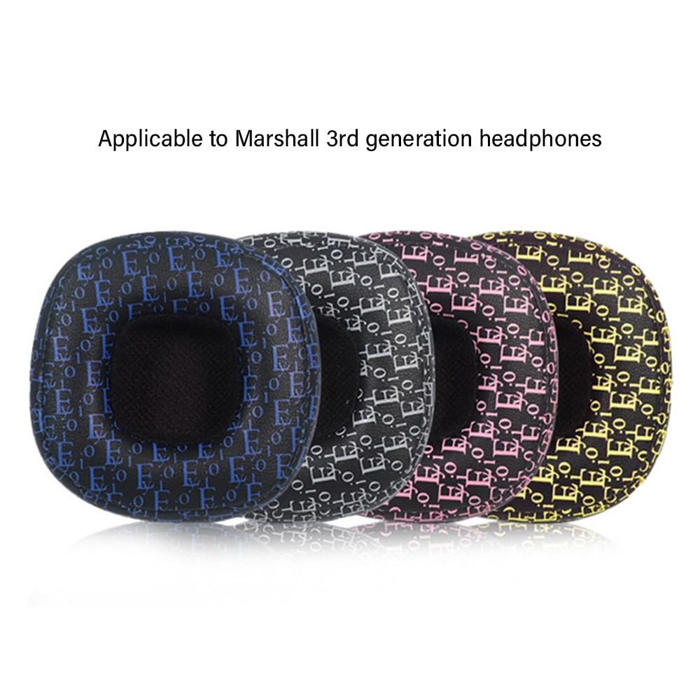  Öronkuddar För Marshall Major III/Major IV Svart / Lila