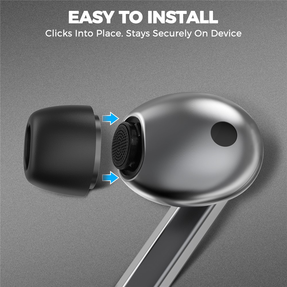 AHASTYLE AHASTYLE 3-PACK Öronpluggar För Galaxy Buds 3 Pro Svart