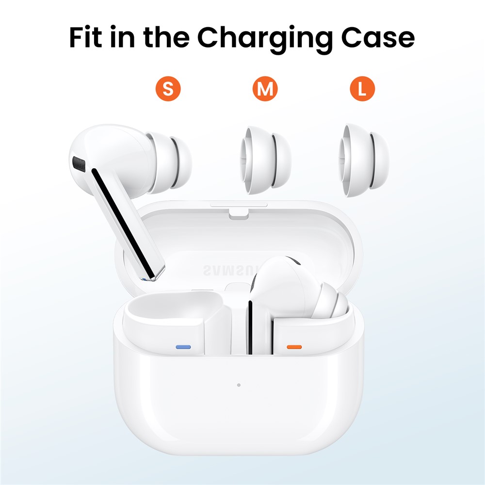 AHASTYLE AHASTYLE 3-PACK Öronpluggar För Galaxy Buds 3 Pro Vit