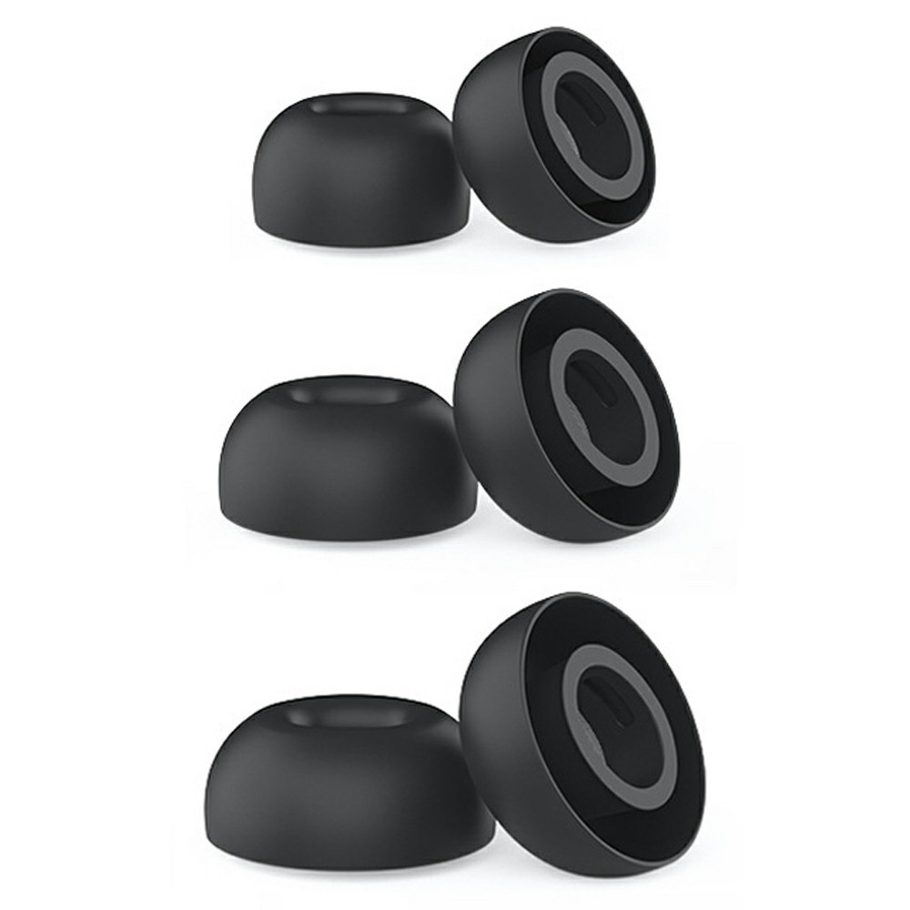 AHASTYLE AHASTYLE 3-PACK AirPods Pro 3 Öronpluggar Silikon Svart