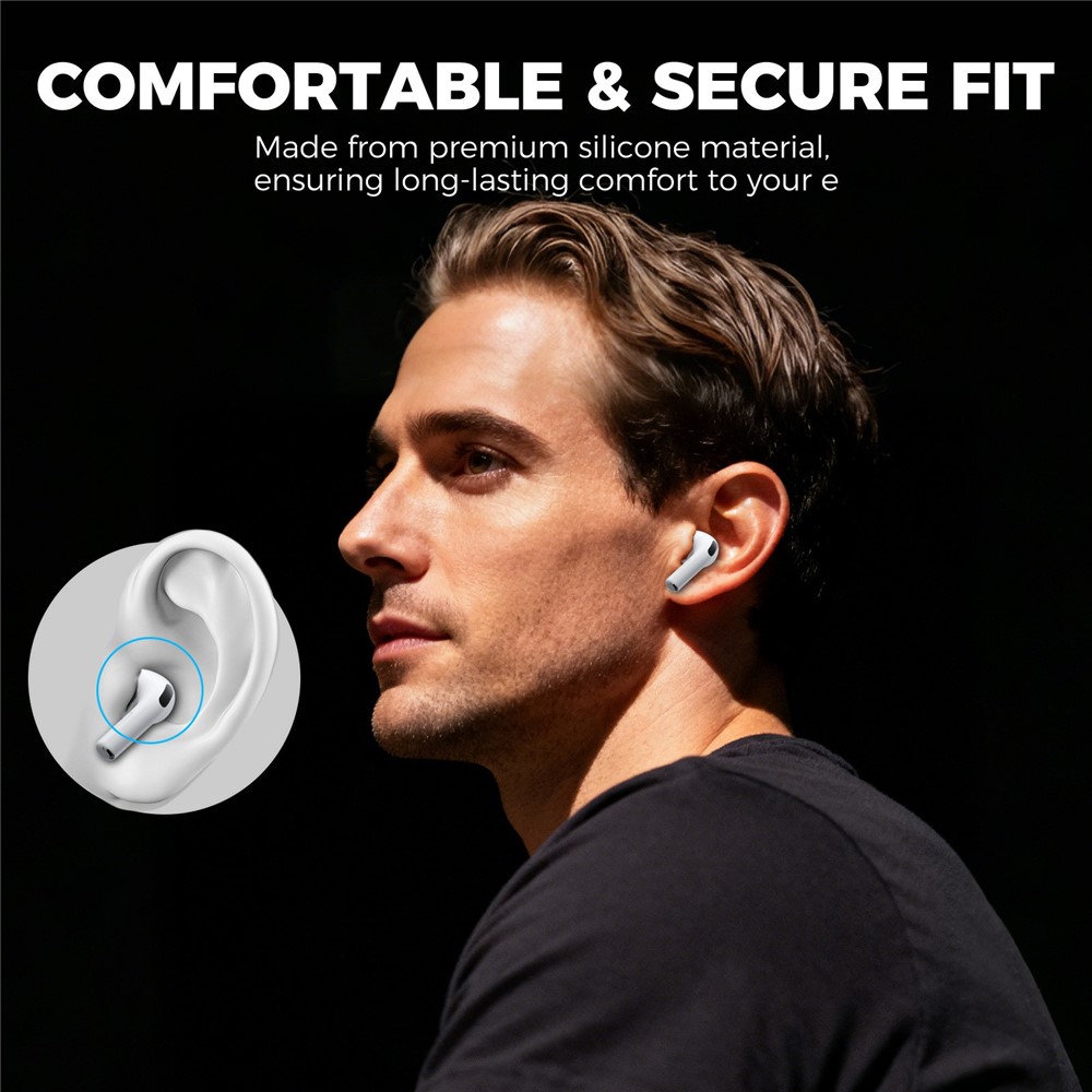 AHASTYLE AHASTYLE 3-PACK AirPods Pro 3 Öronpluggar Silikon Svart