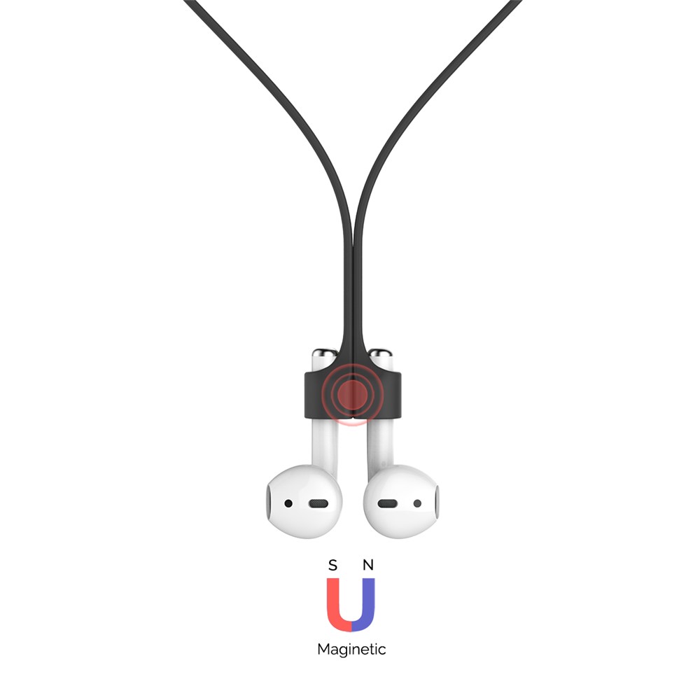 AHASTYLE AHASTYLE AirPods Strap Halsrem Silikon Svart