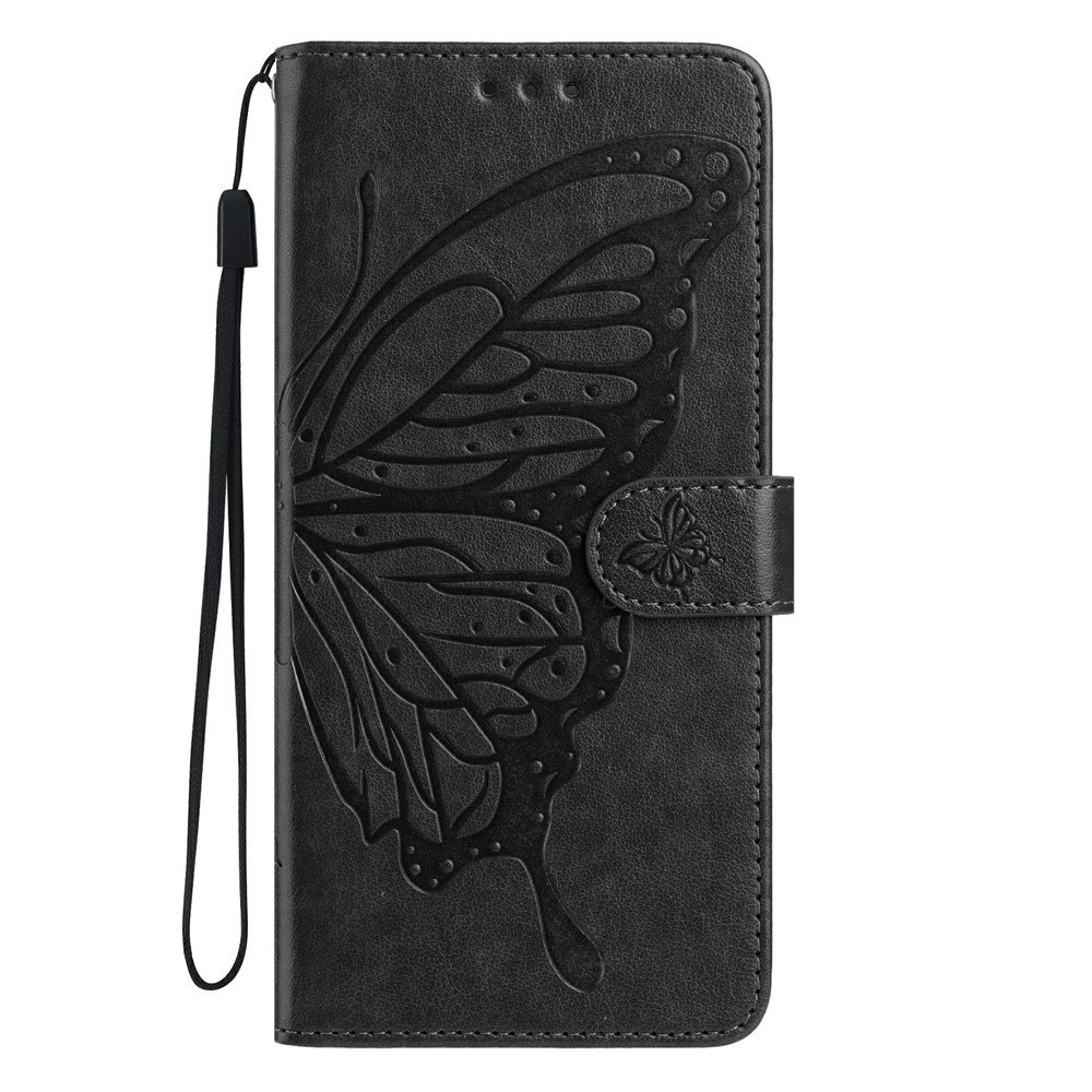  Samsung Galaxy S26 Ultra Fodral Fjäril Tryck Svart