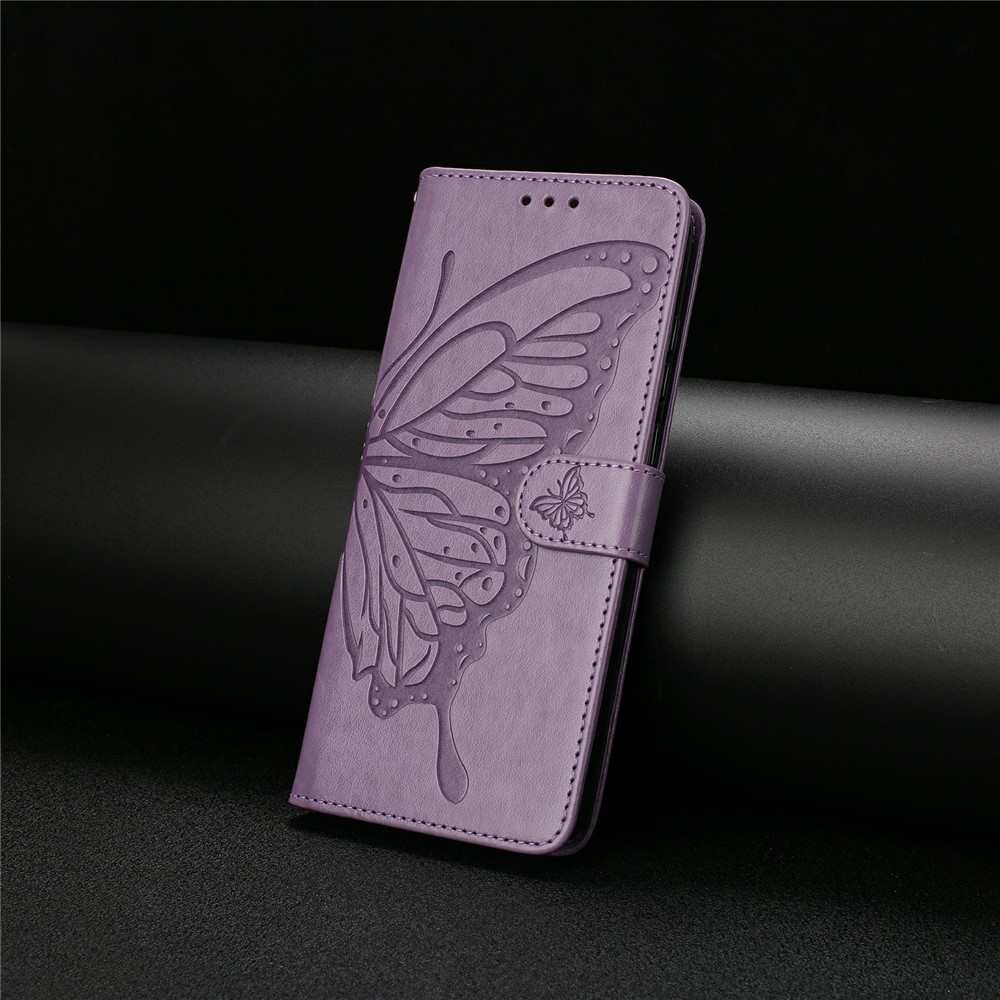  Samsung Galaxy S26 Ultra Fodral Fjäril Tryck Lila