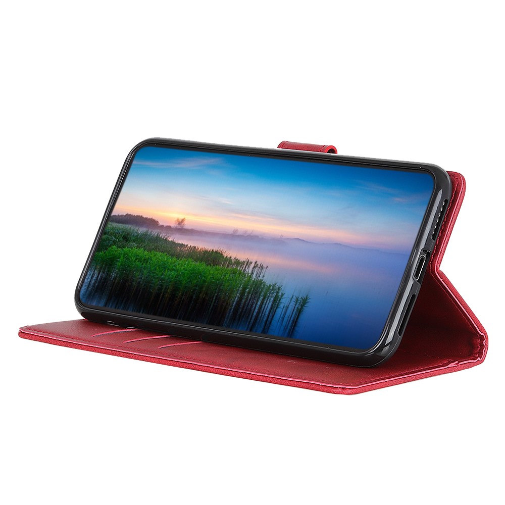  Samsung Galaxy S26 Ultra Fodral Läder Röd