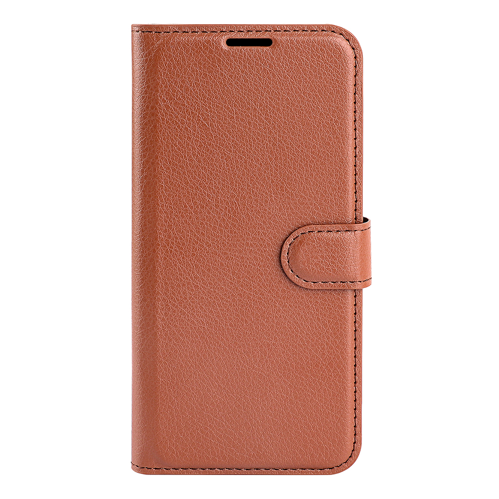  Samsung Galaxy S26 Ultra Fodral Litchi Läder Brun