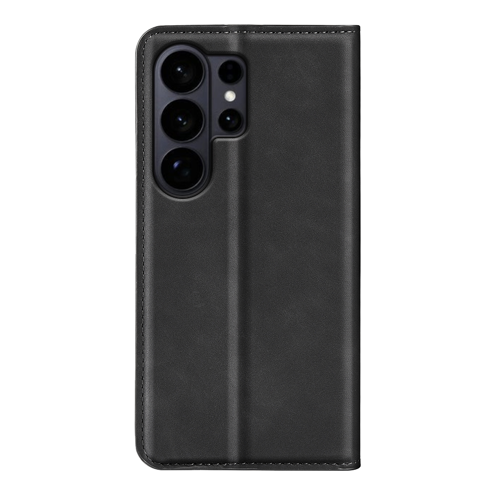  Samsung Galaxy S26 Ultra Fodral Flip Skin Touch Läder Svart