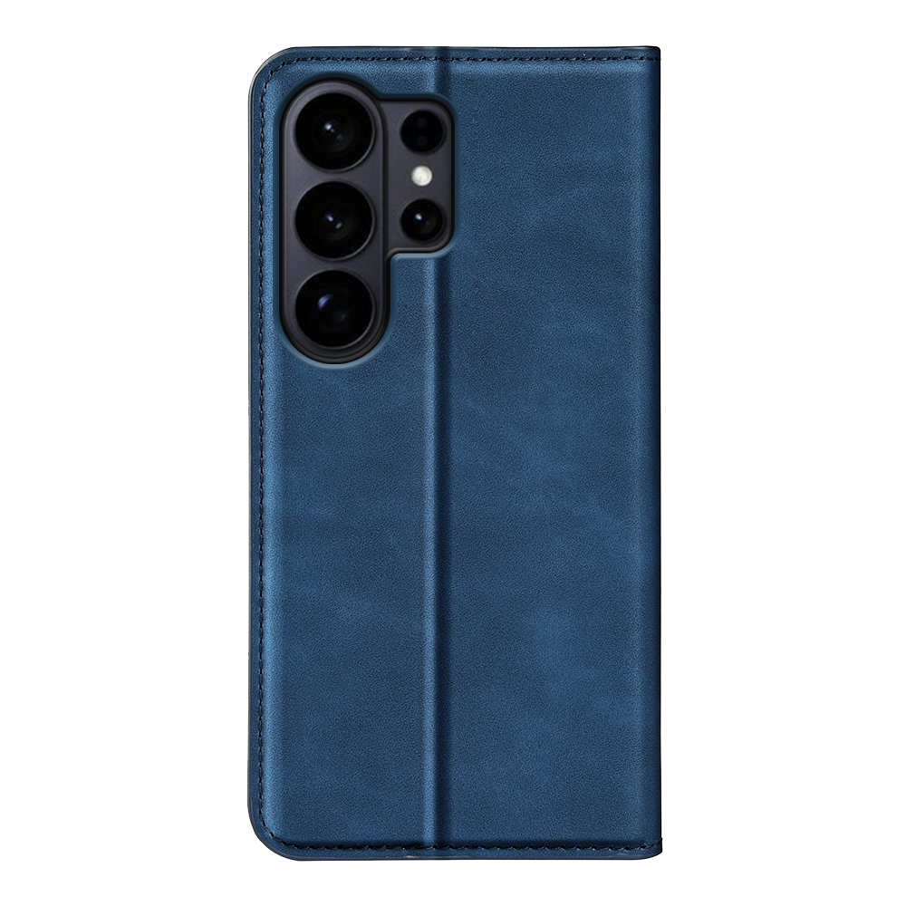  Samsung Galaxy S26 Ultra Fodral Flip Skin Touch Läder Blå