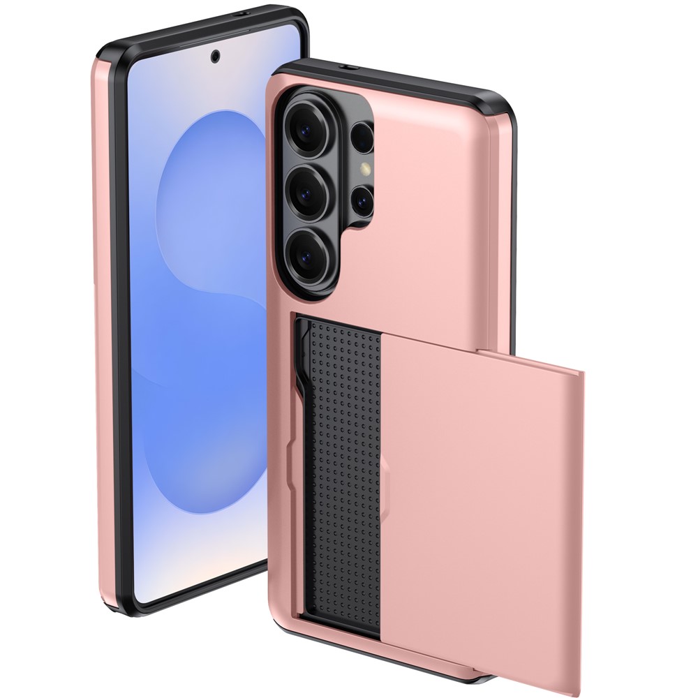  Samsung Galaxy S26 Ultra Skal Hybrid Med Kortfack Grå