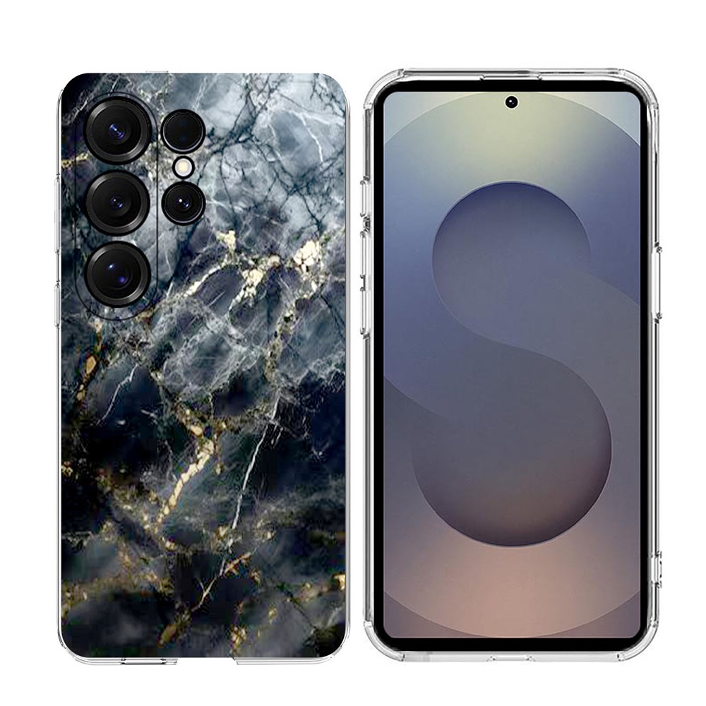  Samsung Galaxy S26 Ultra Skal Marmor TPU Svart