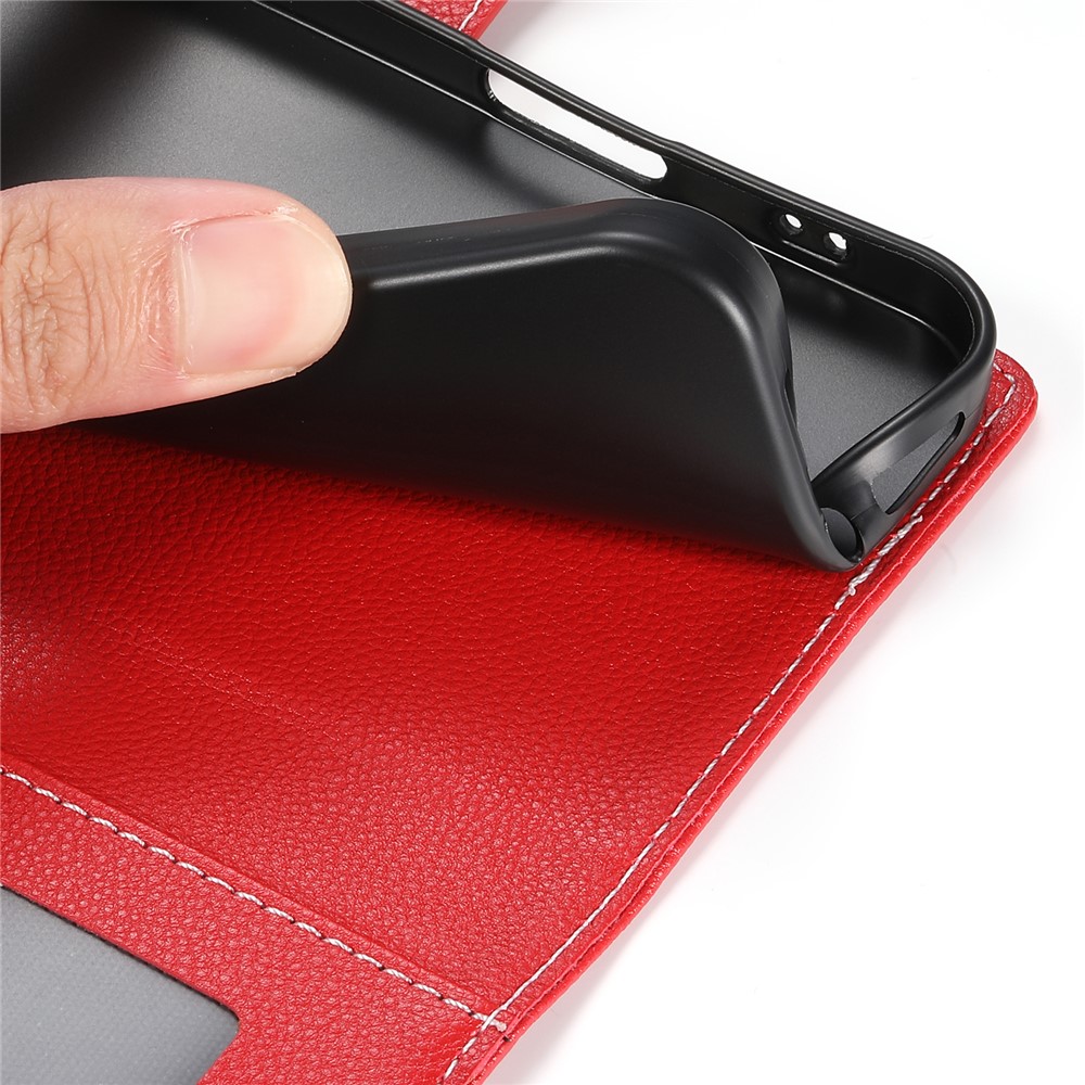 Samsung Galaxy S26 Ultra Plånboksfodral Läder Röd