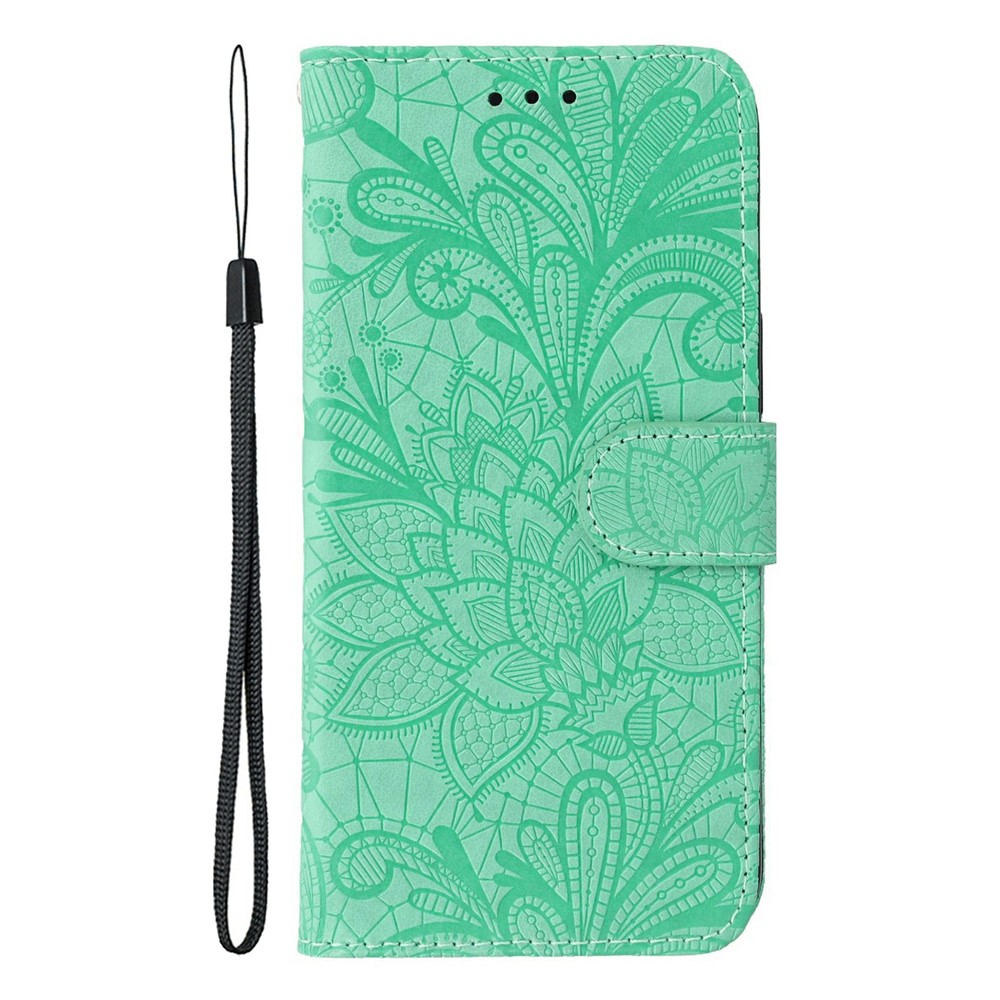  Samsung Galaxy S26 Ultra Fodral Med Blommigt Tryck Grön