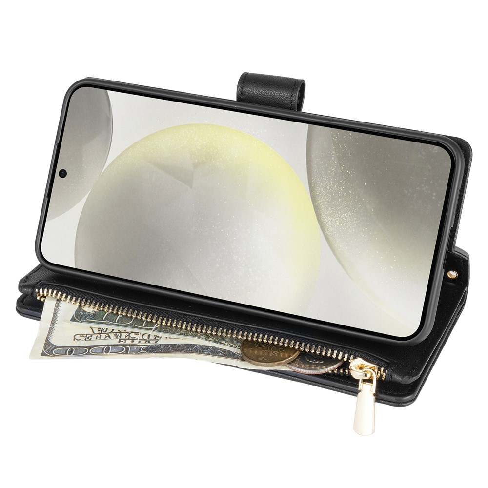  Samsung Galaxy S26 Ultra Fodral Rhombus Läder Svart