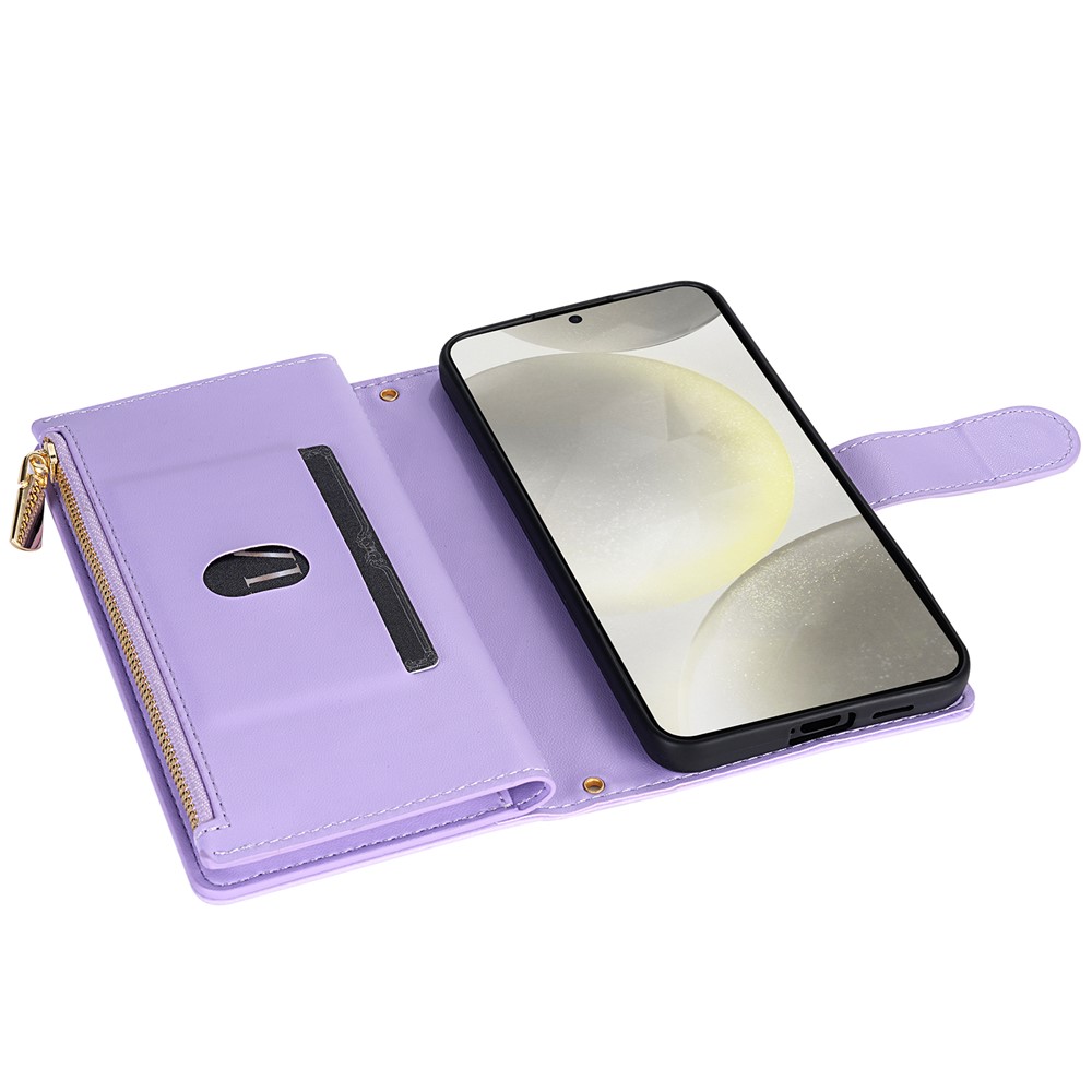  Samsung Galaxy S26 Ultra Fodral Rhombus Läder Lila