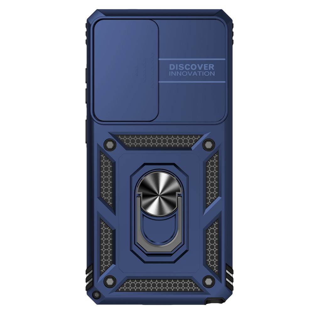  Samsung Galaxy S26 Ultra Skal CamShield Ring Hybrid Blå