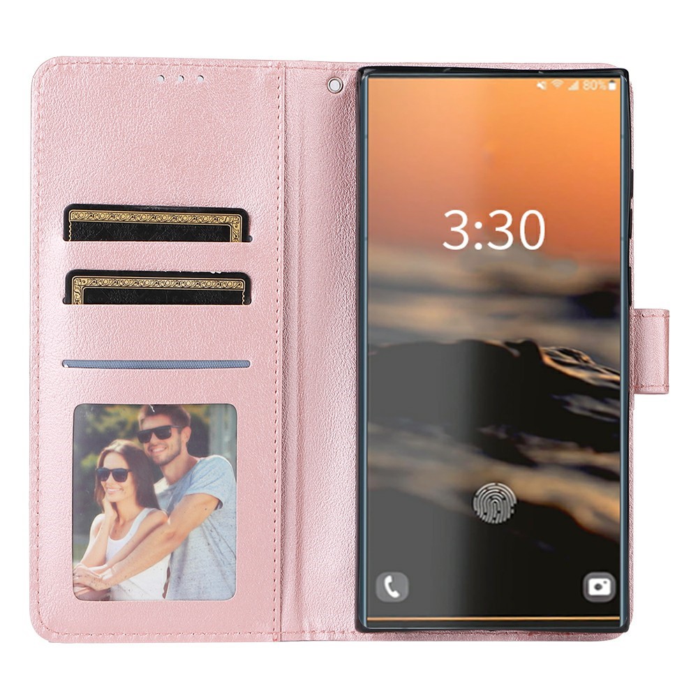  Samsung Galaxy S26 Ultra Fodral Läder Roséguld
