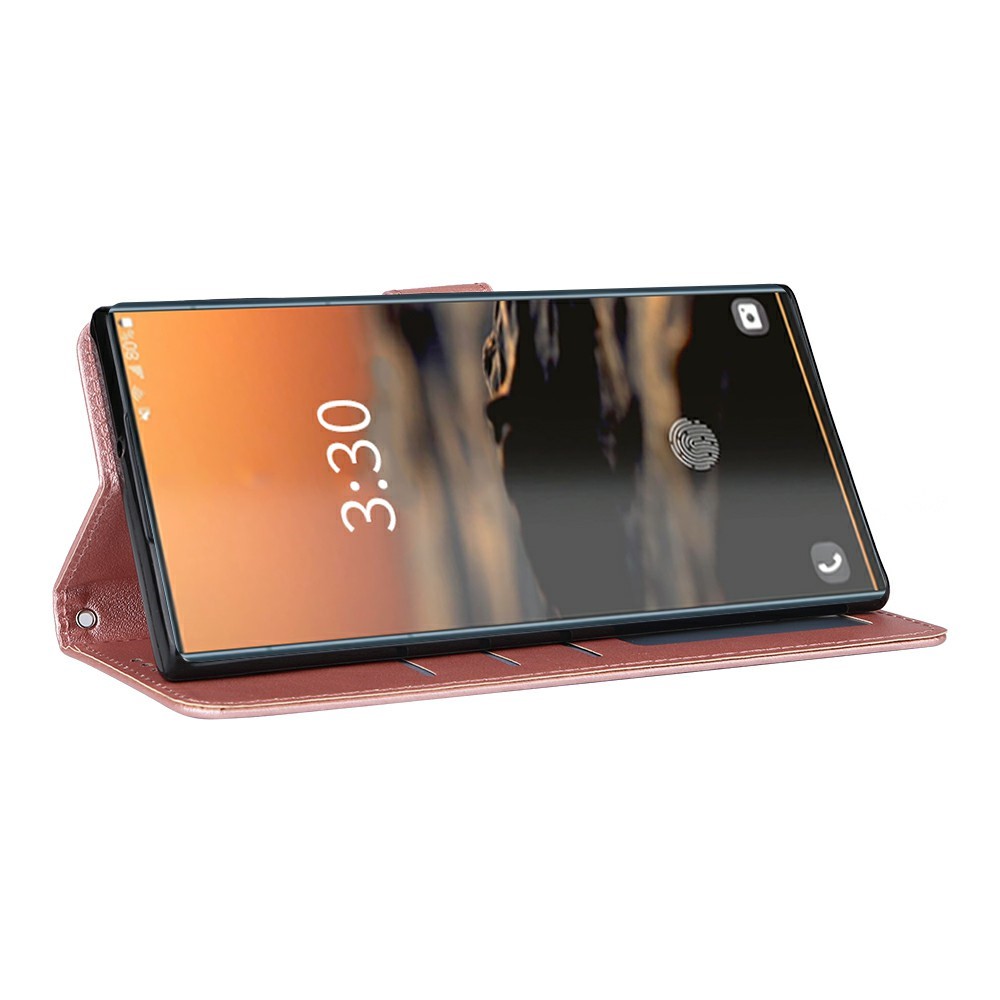 Samsung Galaxy S26 Ultra Fodral Läder Roséguld