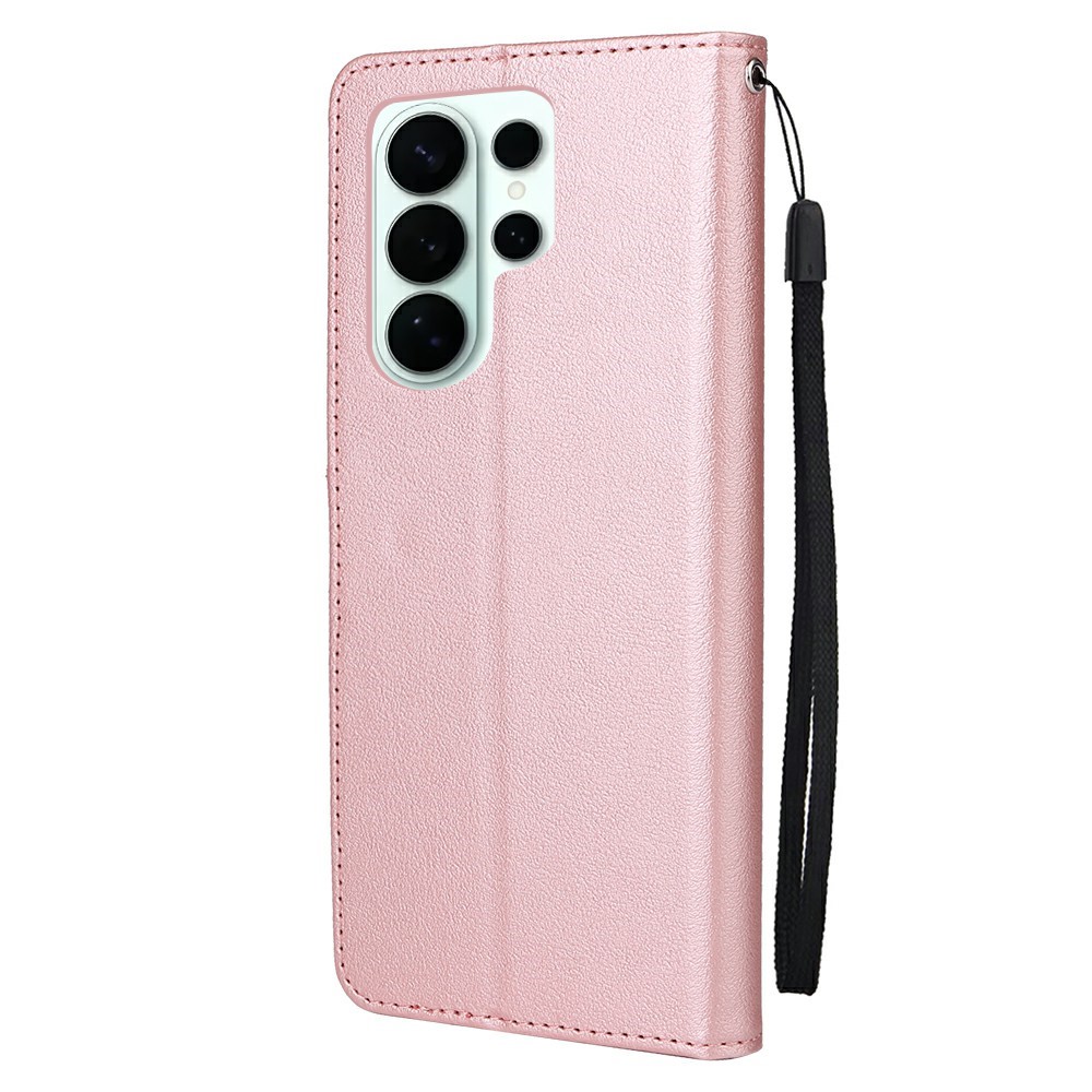  Samsung Galaxy S26 Ultra Fodral Läder Roséguld