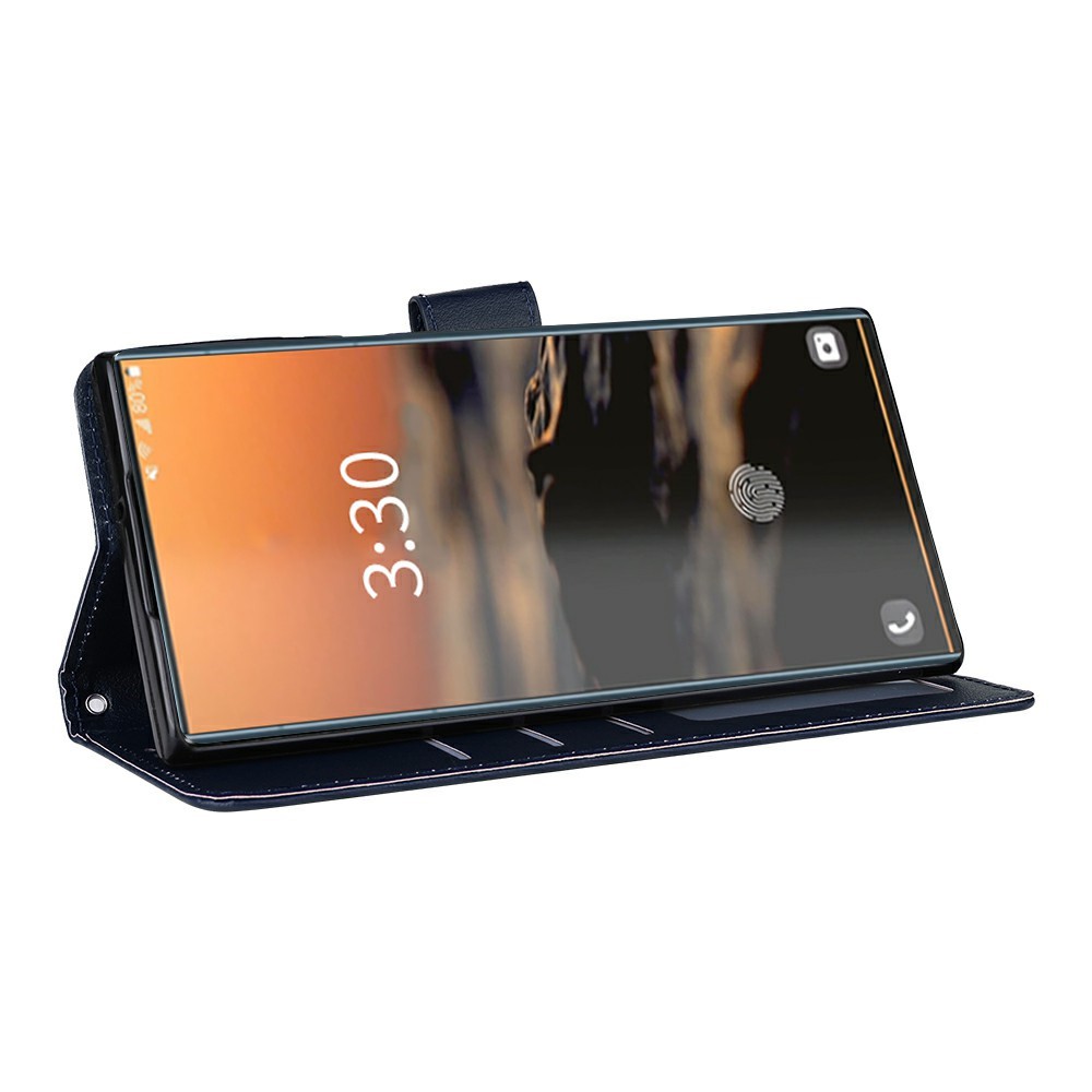  Samsung Galaxy S26 Ultra Fodral Läder Blå