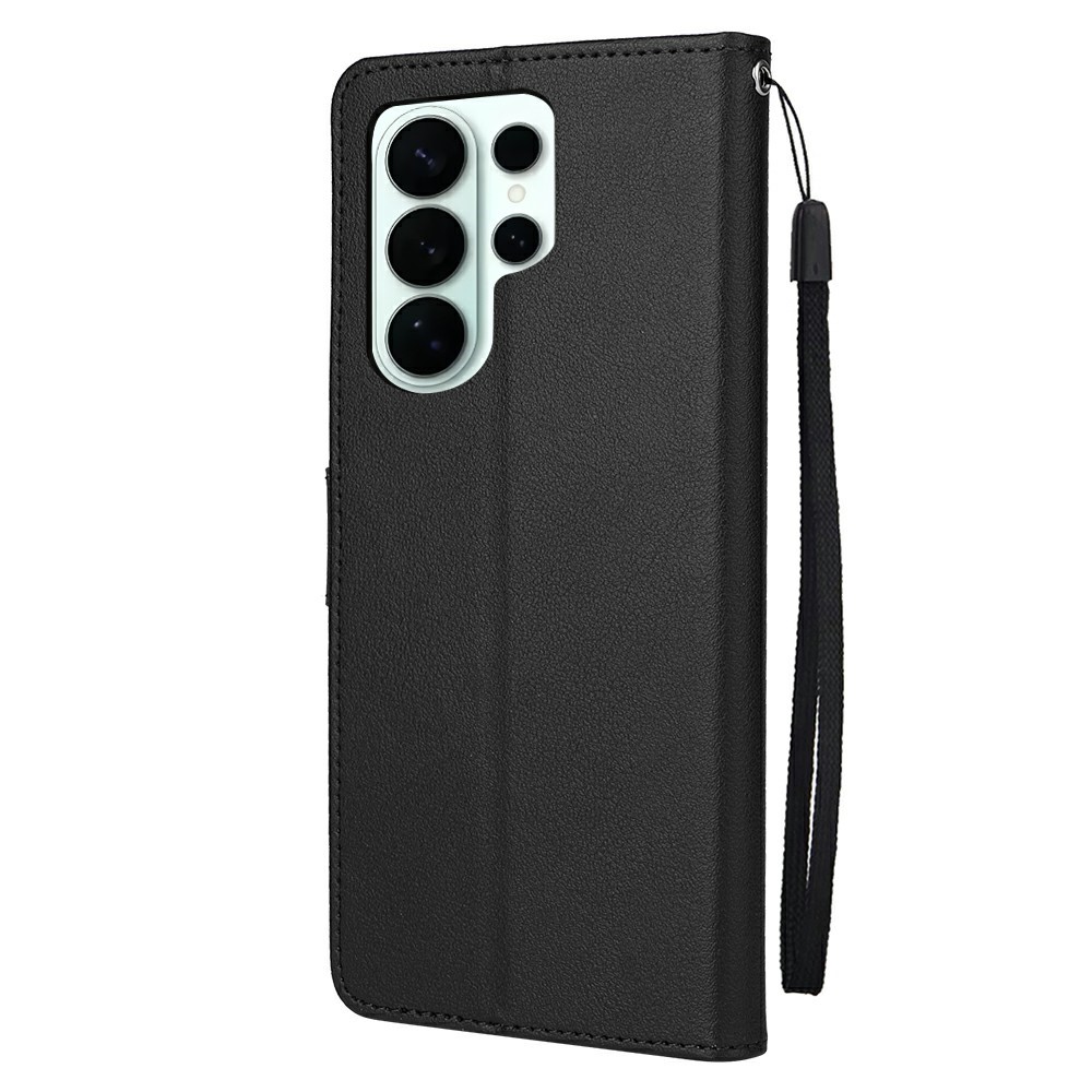  Samsung Galaxy S26 Ultra Fodral Läder Svart