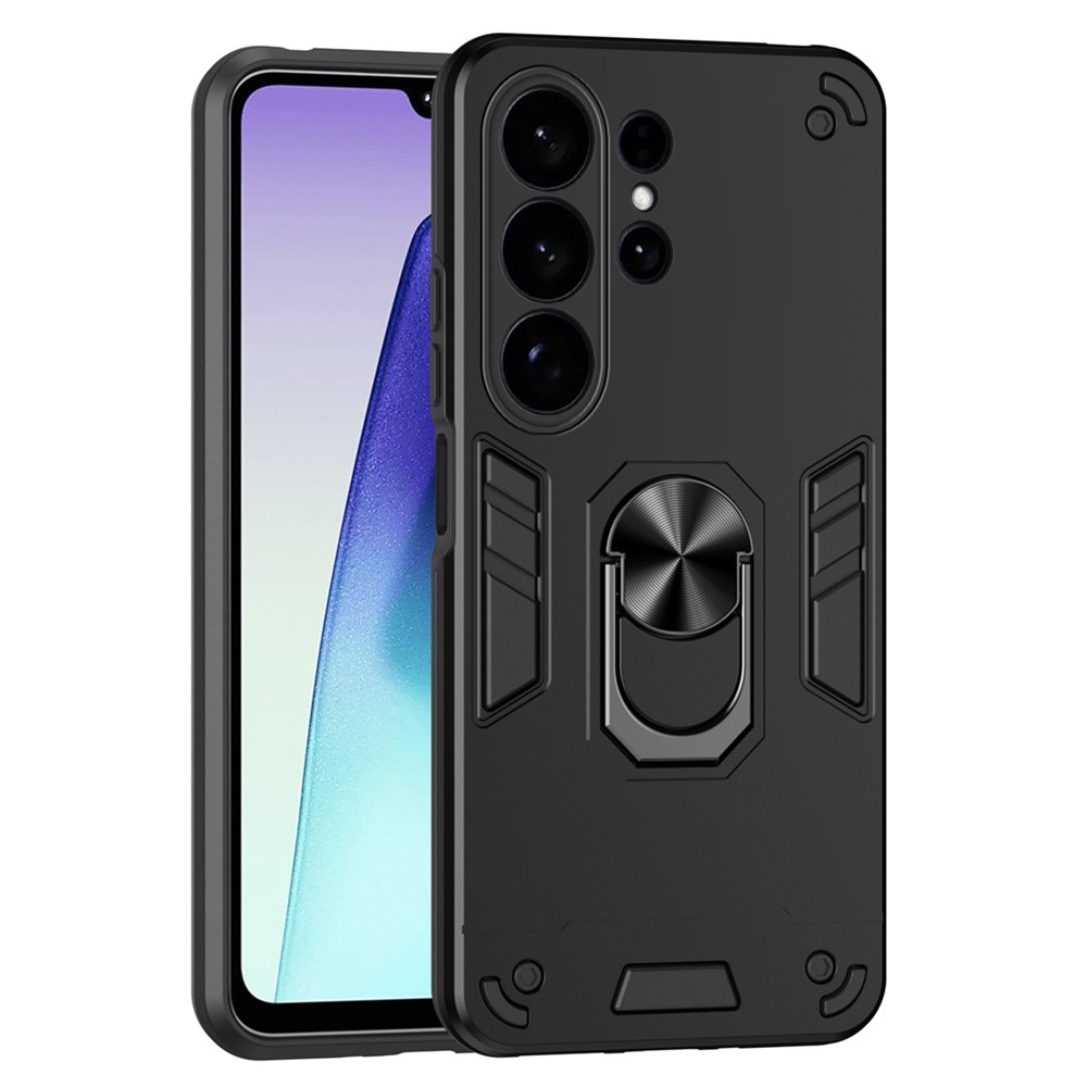  Samsung Galaxy S26 Ultra Skal Ring Hybrid Armor Svart