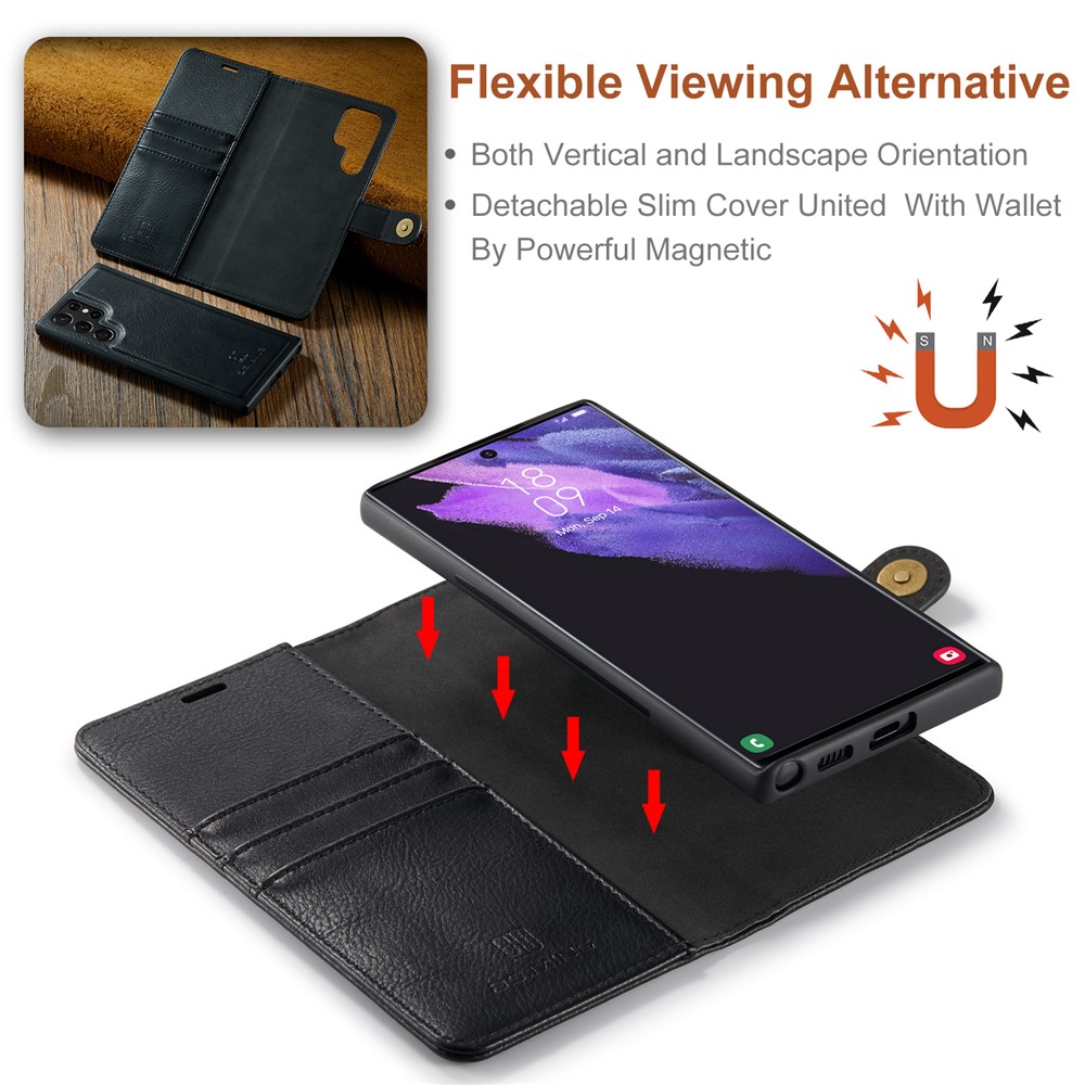 DG.MING DG.MING Galaxy S26 Ultra 2in1 Magnet Fodral / Skal Svart