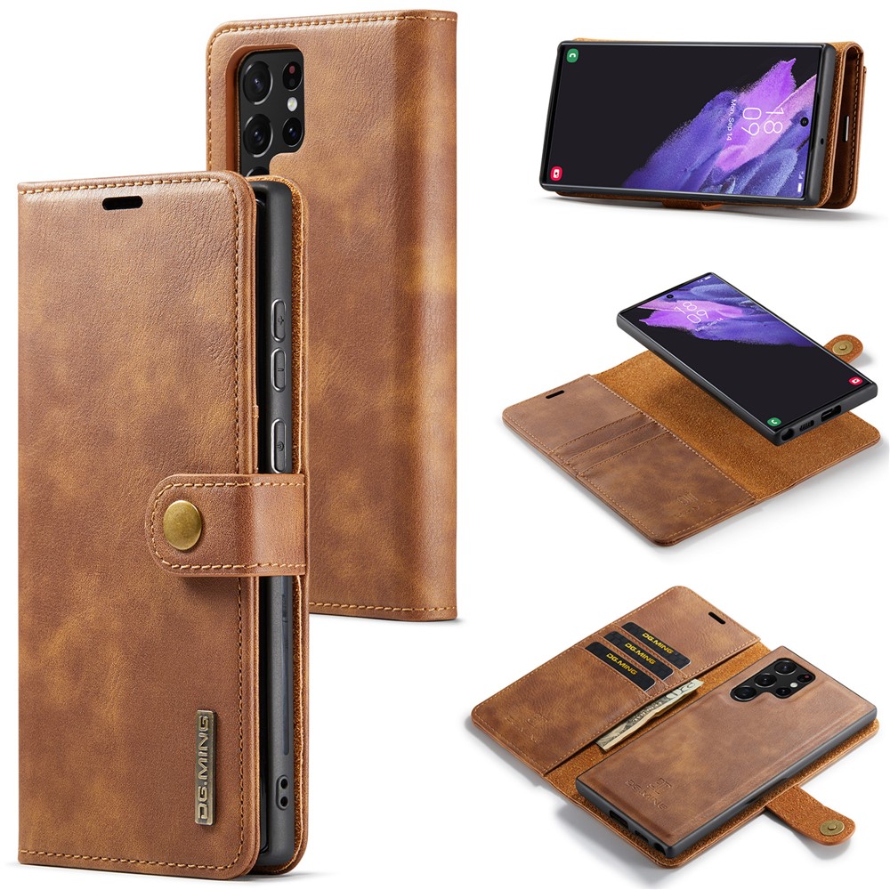 DG.MING DG.MING Galaxy S26 Ultra 2in1 Magnet Fodral / Skal Brun