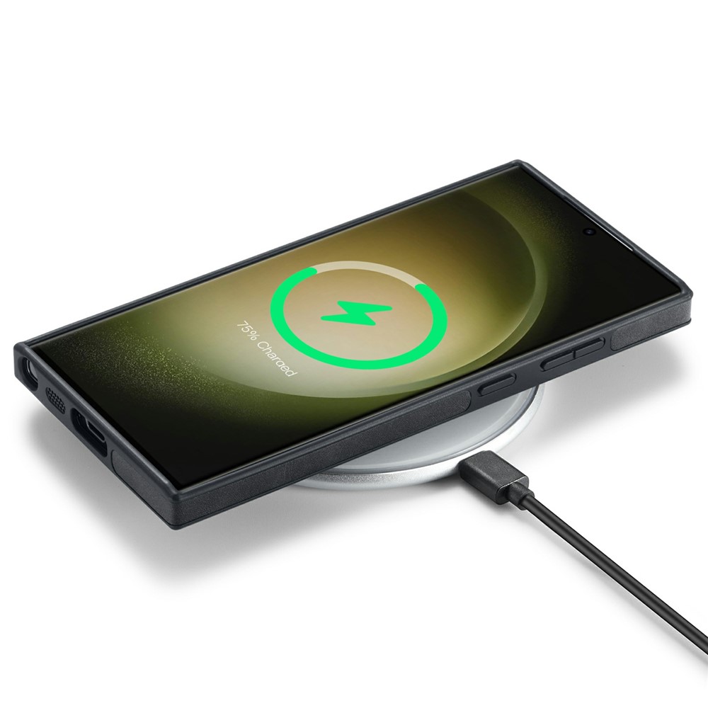 DG.MING DG.MING Samsung Galaxy S26 Ultra Skal Läderbelagt Svart