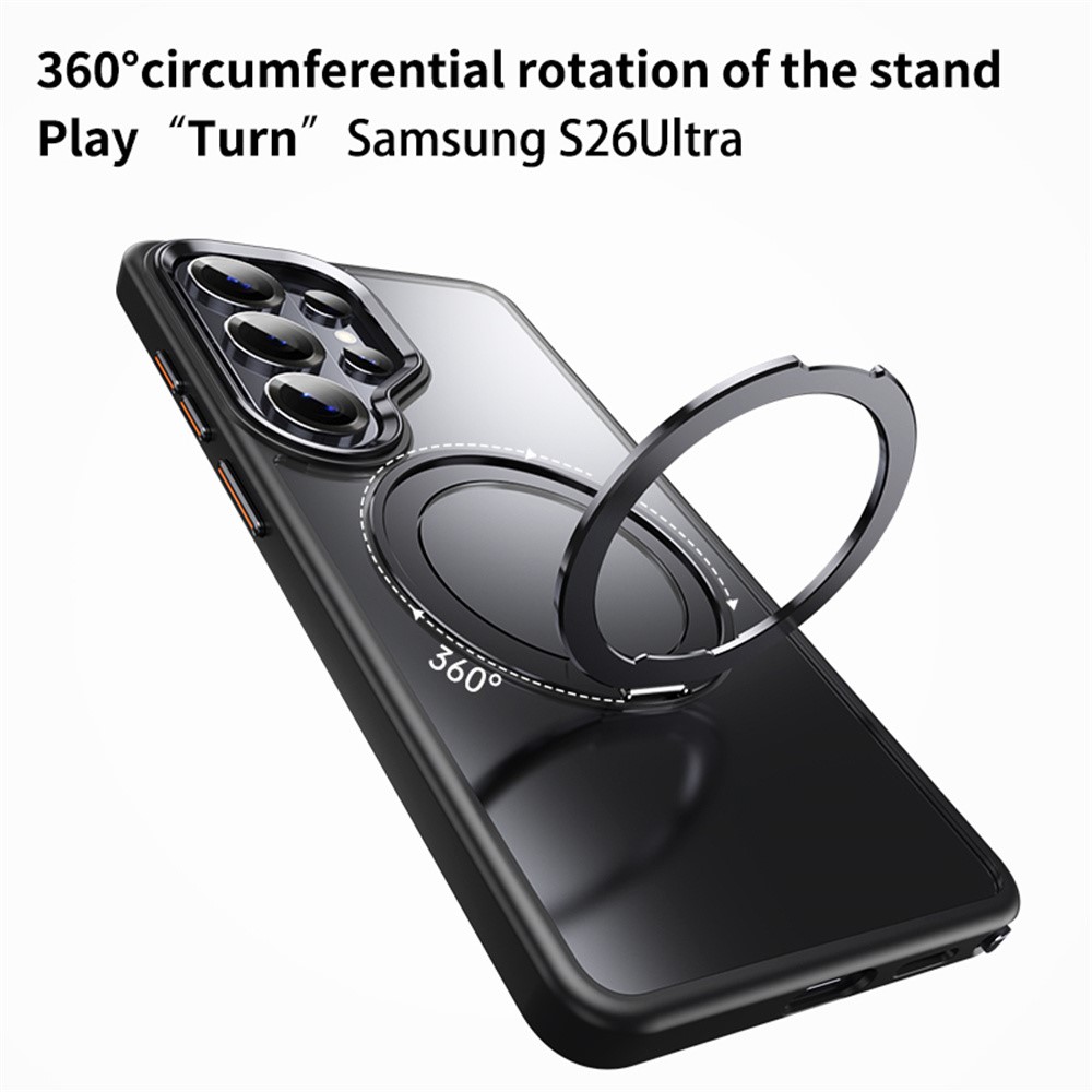  Samsung Galaxy S26 Ultra Skal MagSafe Kickstand Svart