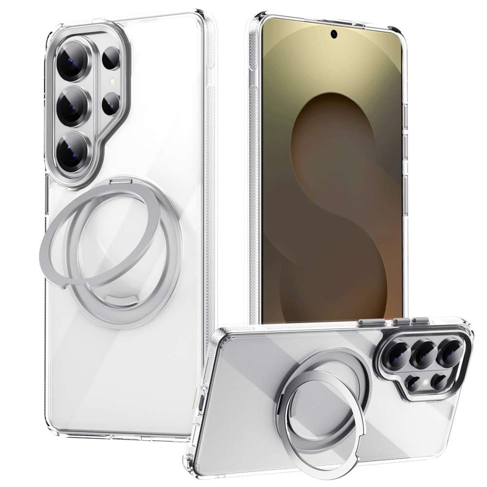  Samsung Galaxy S26 Ultra Skal MagSafe Kickstand Transparent