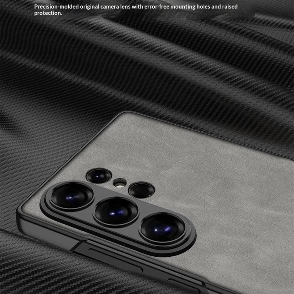 GKK GKK Samsung Galaxy S26 Ultra Skal Kickstand Läder Svart