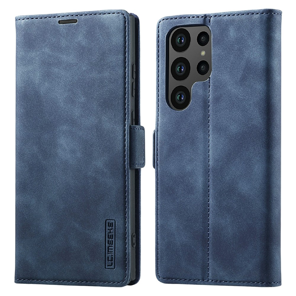 LC.IMEEKE LC.IMEEKE Samsung Galaxy S26 Ultra Fodral Läder Blå