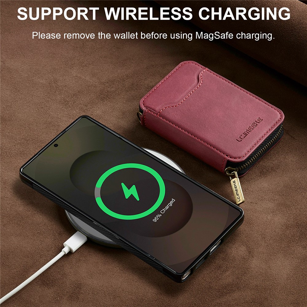 LC.IMEEKE LC.IMEEKE Samsung Galaxy S26 Ultra Skal Avtagbar Korthållare