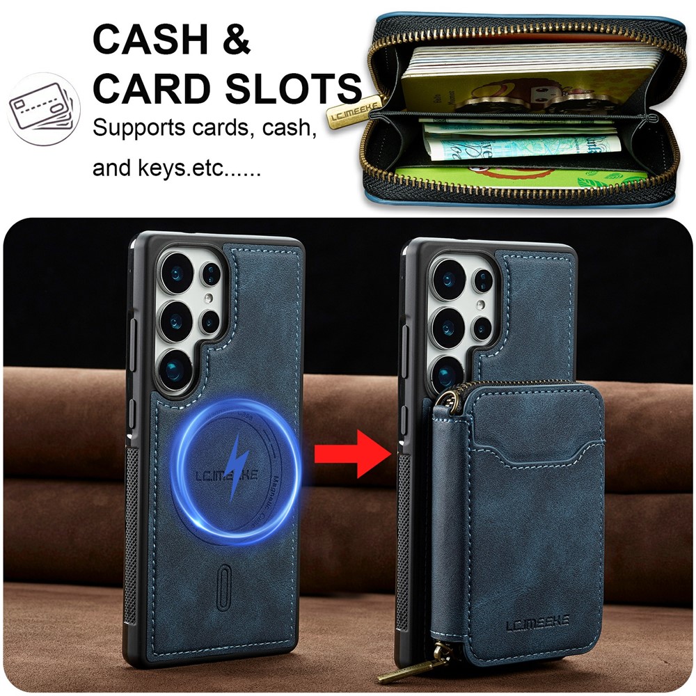LC.IMEEKE LC.IMEEKE Samsung Galaxy S26 Ultra Skal Avtagbar Korthållare