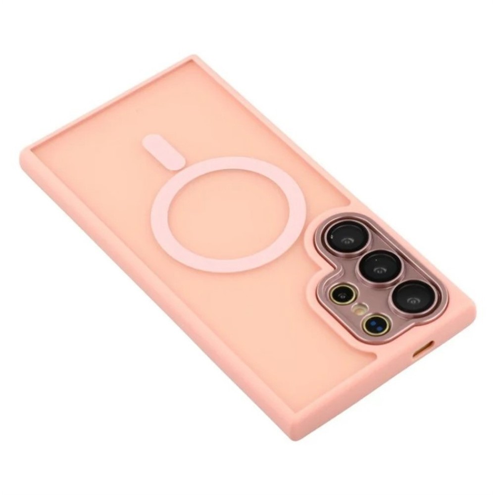 WANLONFENG WANLONFENG Galaxy S26 Ultra Skal MagSafe Shockproof Rosa