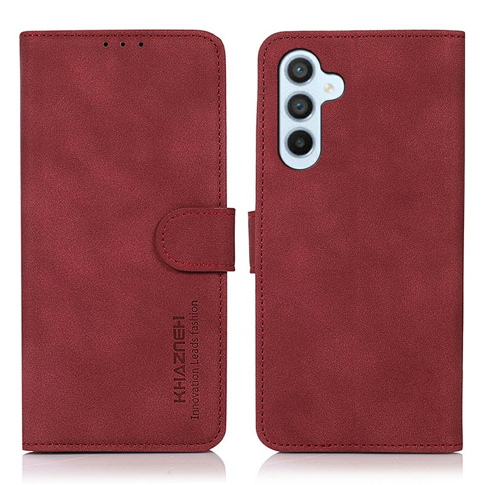 KHAZNEH KHAZNEH Samsung Galaxy S26 Fodral Läder Röd