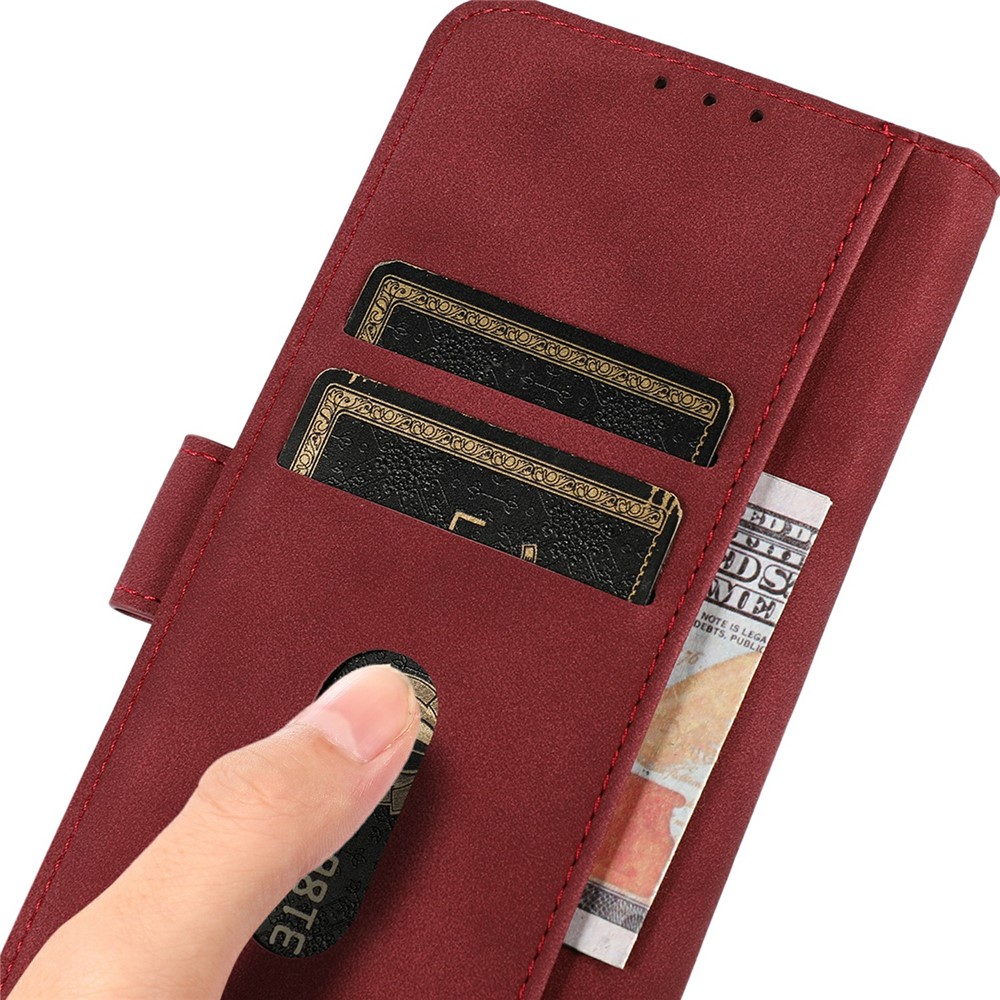 KHAZNEH KHAZNEH Samsung Galaxy S26 Fodral Läder Röd