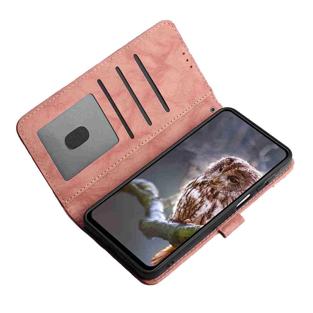  Samsung Galaxy S26 Fodral Fjäril Tryck Rosa