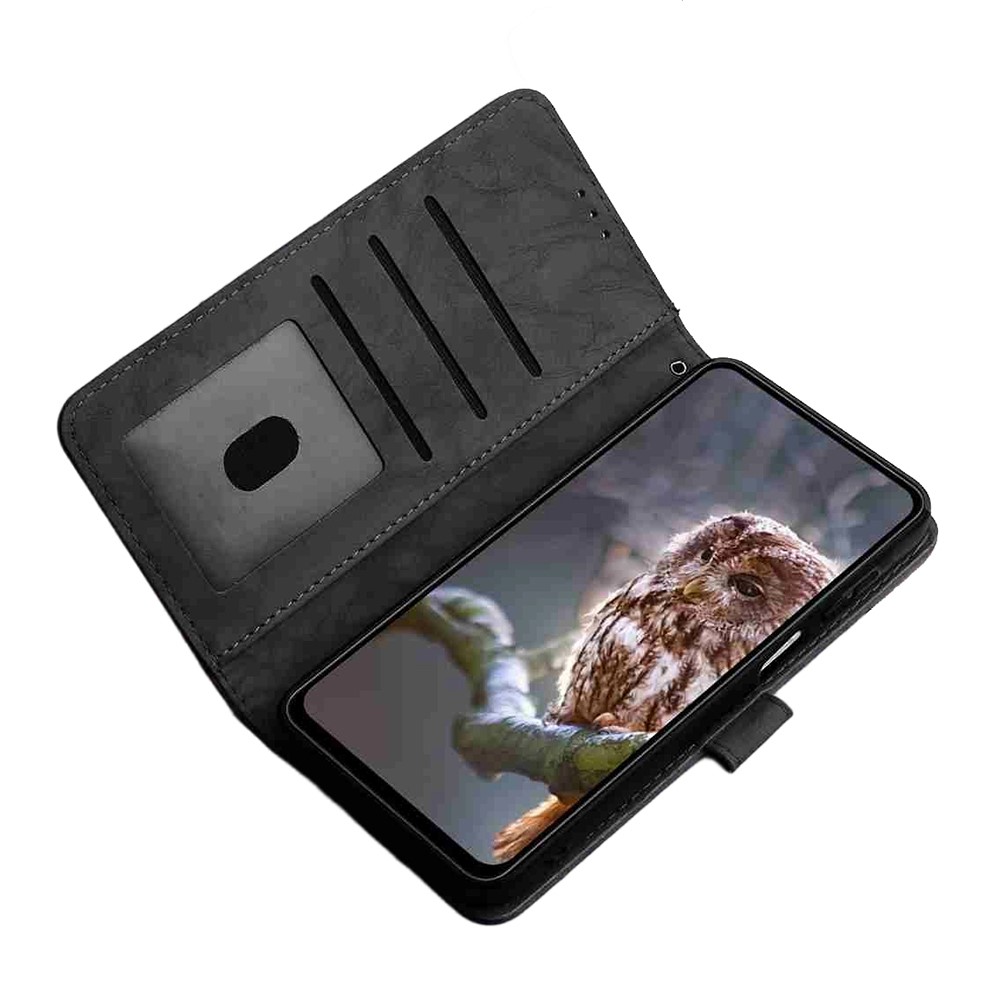  Samsung Galaxy S26 Fodral Fjäril Tryck Svart