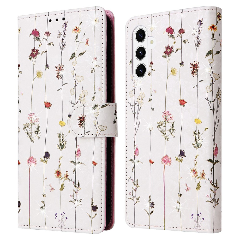  Samsung Galaxy S26 Fodral RFID Små Blommor