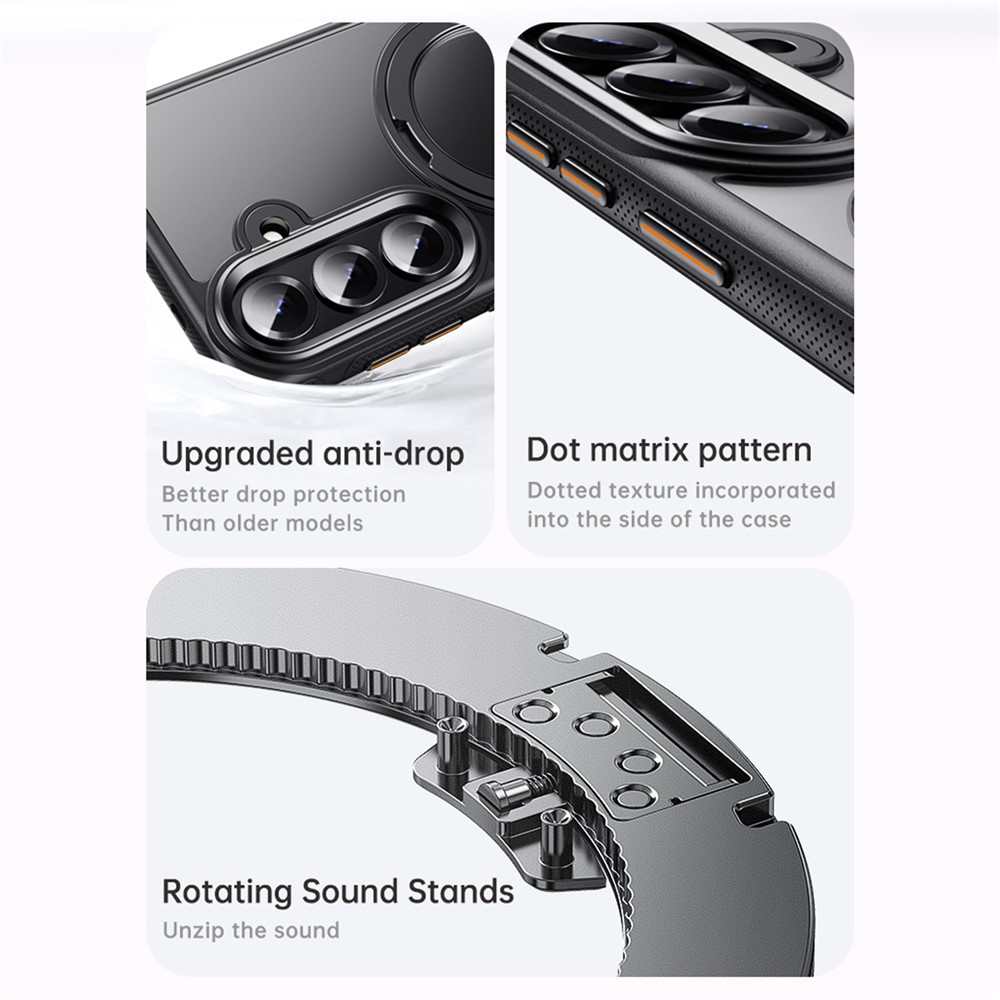  Samsung Galaxy S26 Skal MagSafe Kickstand Vit