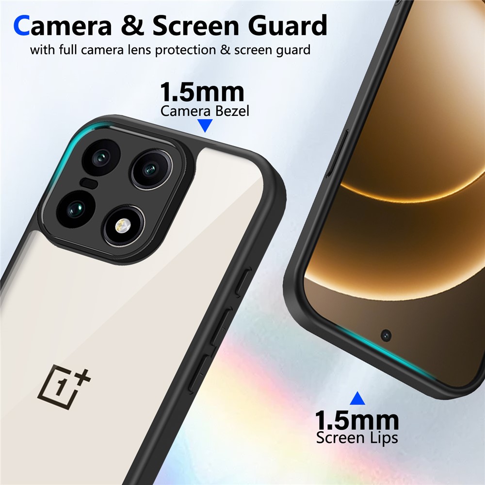  OnePlus 15 Skal Hybrid Svart