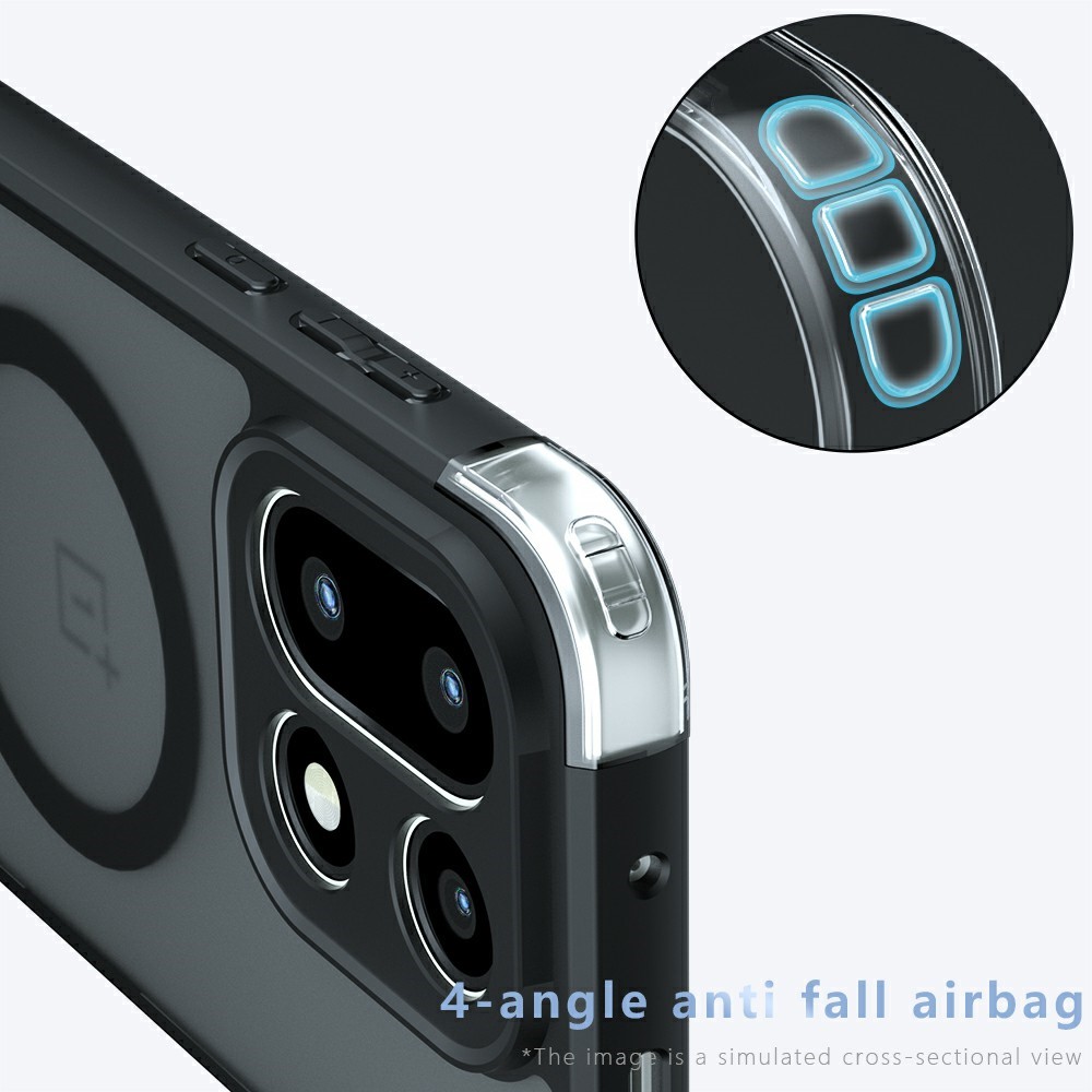 OnePlus 15 Skal MagSafe Hybrid Svart