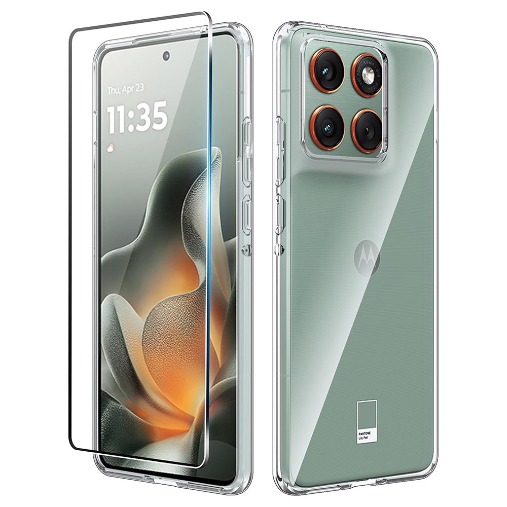  Motorola Edge 70 Skal TPU Inkl. Skärmskydd Härdat Glas