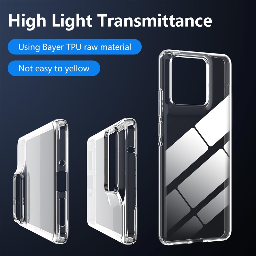  Motorola Edge 70 Skal TPU Transparent